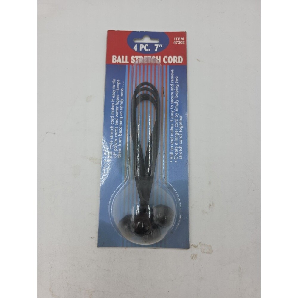 HAUL MASTER BALL STRETCH CORD SET 4 PIECE #47302 tarp hold down